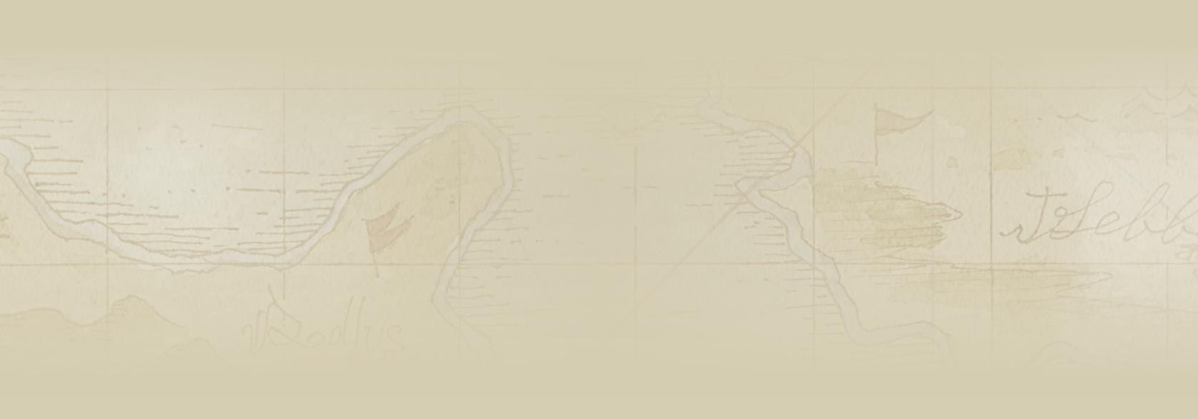 Tan/Light Gold background with faded pirate treasure map